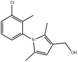 1-(3-CHLORO-2-METHYLPHENYL)-2,5-DIMETHYL-1H-PYRROLE-3-METHANOL Structure