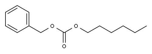 Carbonic acid benzylhexyl ester 구조식 이미지
