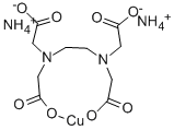 Ethylenediaminetetraacetate-copper-ammonia complex 구조식 이미지