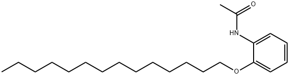 N-[2-(tetradecyloxy)phenyl]acetamide 구조식 이미지