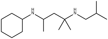 N4-cyclohexyl-2-methyl-N2-(2-methylpropyl)pentane-2,4-diamine 구조식 이미지