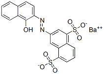 barium 3-[(1-hydroxy-2-naphthyl)azo]naphthalene-1,5-disulphonate  구조식 이미지