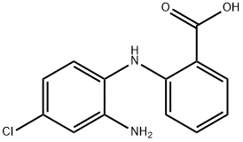 N-(2-AMINO-4-CHLOROPHENYL)ANTHRANILIC ACID 구조식 이미지