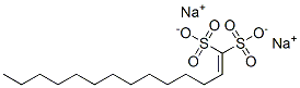 disodium tetradecenedisulphonate Structure