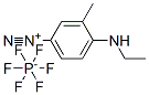 4-(ethylamino)-3-methylbenzenediazonium hexafluorophosphate Structure