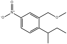 1-sec-butyl-2-(methoxymethyl)-4-nitrobenzene Structure