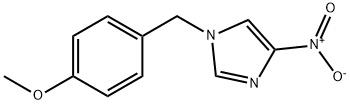 1-(4-METHOXYBENZYL)-4-NITRO-1H-IMIDAZOLE 구조식 이미지