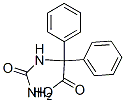 PHENYTOIN RELATED COMPOUND B (50 MG) (AL-PHA-((AMINOCARBONYL)AMINO)-ALPHA-PHENYL  BEN-ZENEACETIC ACID) 구조식 이미지