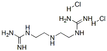 N,N'''-(iminodiethylene)bisguanidine dihydrochloride 구조식 이미지