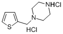 1-THIOPHEN-2-YLMETHYL-PIPERAZINE DIHYDROCHLORIDE Structure