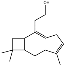 6,10,10-Trimethylbicyclo[7.2.0]undeca-2,5-diene-2-ethanol 구조식 이미지