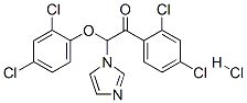 Ethanone,  2-(2,4-dichlorophenoxy)-1-(2,4-dichlorophenyl)-2-(1H-imidazol-1-yl)-,  monohydrochloride  (9CI) 구조식 이미지