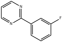 2-(3-Fluorophenyl)pyrimidine 구조식 이미지