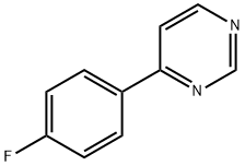 Pyrimidine, 4-(4-fluorophenyl)- (9CI) 구조식 이미지