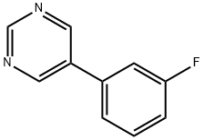 5-(3-FLUOROPHENYL)PYRIMIDINE Structure