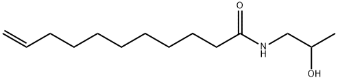 N-(2-Hydroxypropyl)-10-undecenamide 구조식 이미지