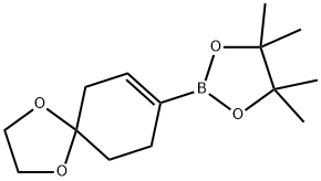 1,4-DIOXA-SPIRO[4,5]DEC-7-EN-8-BORONIC ACID, PINACOL ESTER 구조식 이미지