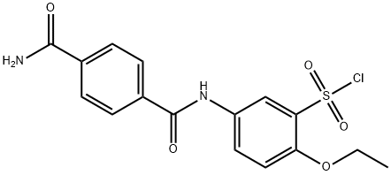 2-ETHOXY-5-(TEREPHTHALAMIDO) BENZENE-1-SULFONYL CHLORIDE Structure