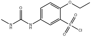 2-ETHOXY-5-(3-METHYL-UREIDO)-BENZENESULFONYL CHLORIDE Structure