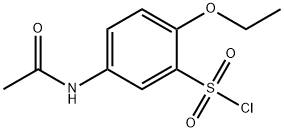 5-아세틸아미노-2-에톡시-벤젠설포닐클로라이드 구조식 이미지