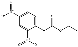 BENZENEACETIC ACID, 2,4-DINITRO-, ETHYL ESTER 구조식 이미지