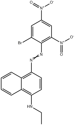4-[(2-bromo-4,6-dinitrophenyl)azo]-N-ethylnaphthalen-1-amine Structure