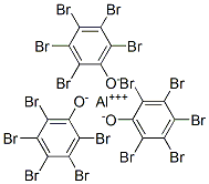 Aluminum tris(2,3,4,5,6-pentabromophenolate) Structure