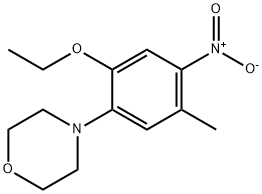 4-(2-ethoxy-5-methyl-4-nitrophenyl)morpholine  Structure