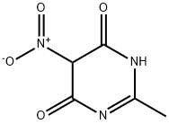 2-Methyl-5-Nitro-4,6(1H,5H)-Pyrimidinedione 구조식 이미지