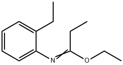 프로판이미드산,N-(2-에틸페닐)-,에틸에스테르(9CI) 구조식 이미지