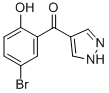 4-(5-BROMO-2-HYDROXYBENZOYL)PYRAZOLE Structure