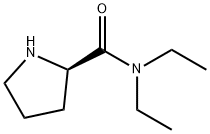 2-Pyrrolidinecarboxamide,N,N-diethyl-,(2R)-(9CI) 구조식 이미지