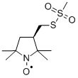 (+)-(1-Oxyl-2,2,5,5-tetramethylpyrrolidin-3-yl)methyl Methanethiosulfonate Structure