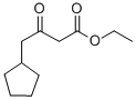 4-CYCLOPENTYL-3-OXO-BUTYRIC ACID ETHYL ESTER Structure