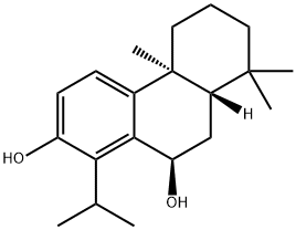 2,10-Phenanthrenediol, 4b,5,6,7,8,8a,9,10-octahydro-4b,8,8-trimethyl-1-(1-methylethyl)-, (4bS,8aS,10R)- 구조식 이미지