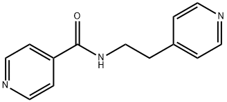 4-PyridinecarboxaMide, N-[2-(4-pyridinyl)ethyl]- Structure