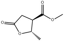 3-Furancarboxylicacid,tetrahydro-2-methyl-5-oxo-,methylester,(2S,3R)- 구조식 이미지
