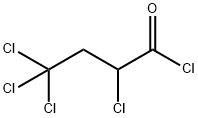 2,4,4,4-tetrachlorobutyryl chloride 구조식 이미지