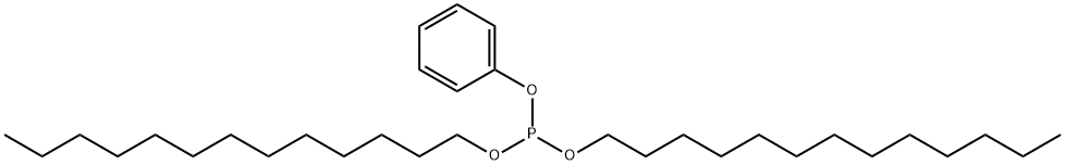 Phosphorous acid ditridecylphenyl ester Structure