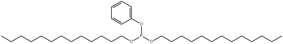 Phosphorous acid ditridecylphenyl ester 구조식 이미지