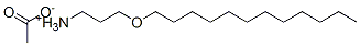 3-(dodecyloxy)propylammonium acetate Structure