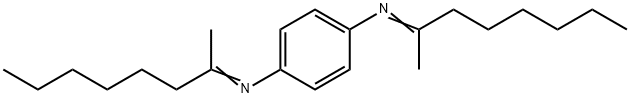 N,N'-bis(1-methylheptylidene)benzene-1,4-diamine 구조식 이미지