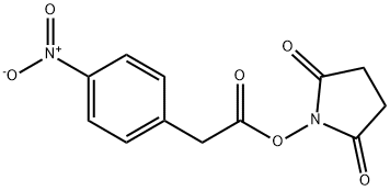 N-SUCCINIMIDYL 4-NITROPHENYLACETATE 구조식 이미지