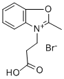 3-CARBOXYETHYL-2-METHYLBENZOXAZOLIUM BROMIDE 구조식 이미지