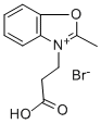 3-CARBOXYETHYL-2-METHYLBENZOXAZOLIUM BROMIDE Structure