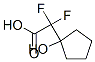 Cyclopentaneacetic acid, -alpha-,-alpha--difluoro-1-hydroxy- (9CI) 구조식 이미지