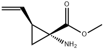 Cyclopropanecarboxylic acid, 1-amino-2-ethenyl-, methyl ester, (1R,2S)- (9CI) Structure
