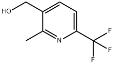 [2-Methyl-6-(trifluoromethyl)pyridin-3-yl]methanol Structure