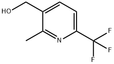 [2-메틸-6-(트리플루오로메틸)피리딘-3-일]메탄올 구조식 이미지