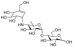 68128-53-0 4-O-[4-[[(1S)-4β,5α,6β-Trihydroxy-3-(hydroxymethyl)-2-cyclohexen-1β-yl]amino]-4,6-dideoxy-α-D-glucopyranosyl]-D-glucose